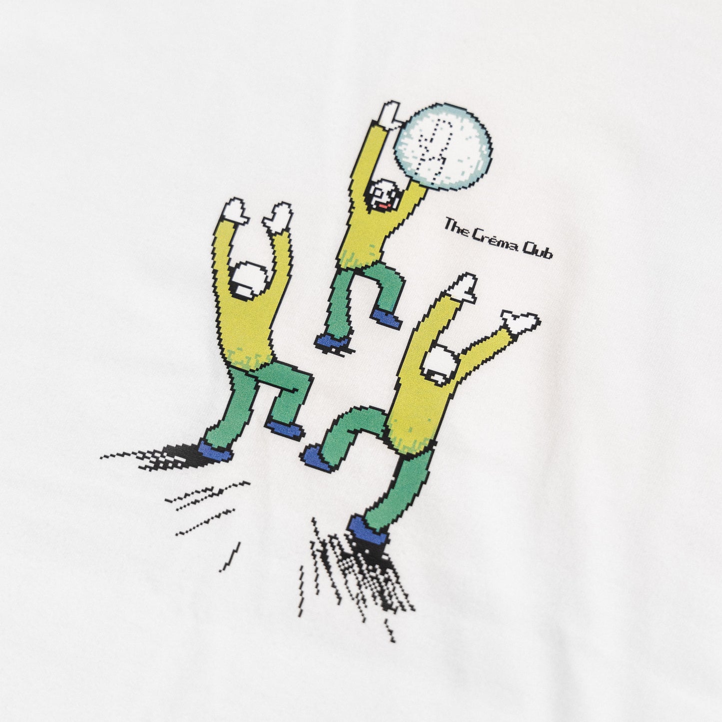 2 BIT GAME WHITE TEE