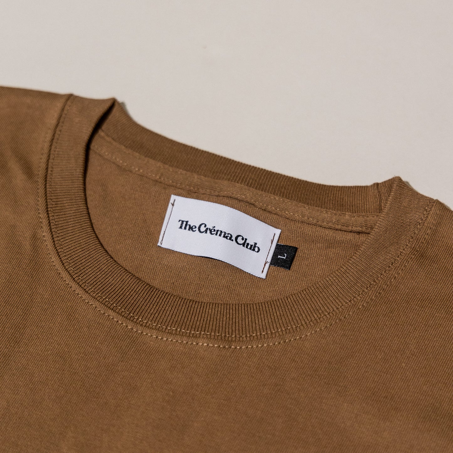 PATCH BROWN TEE