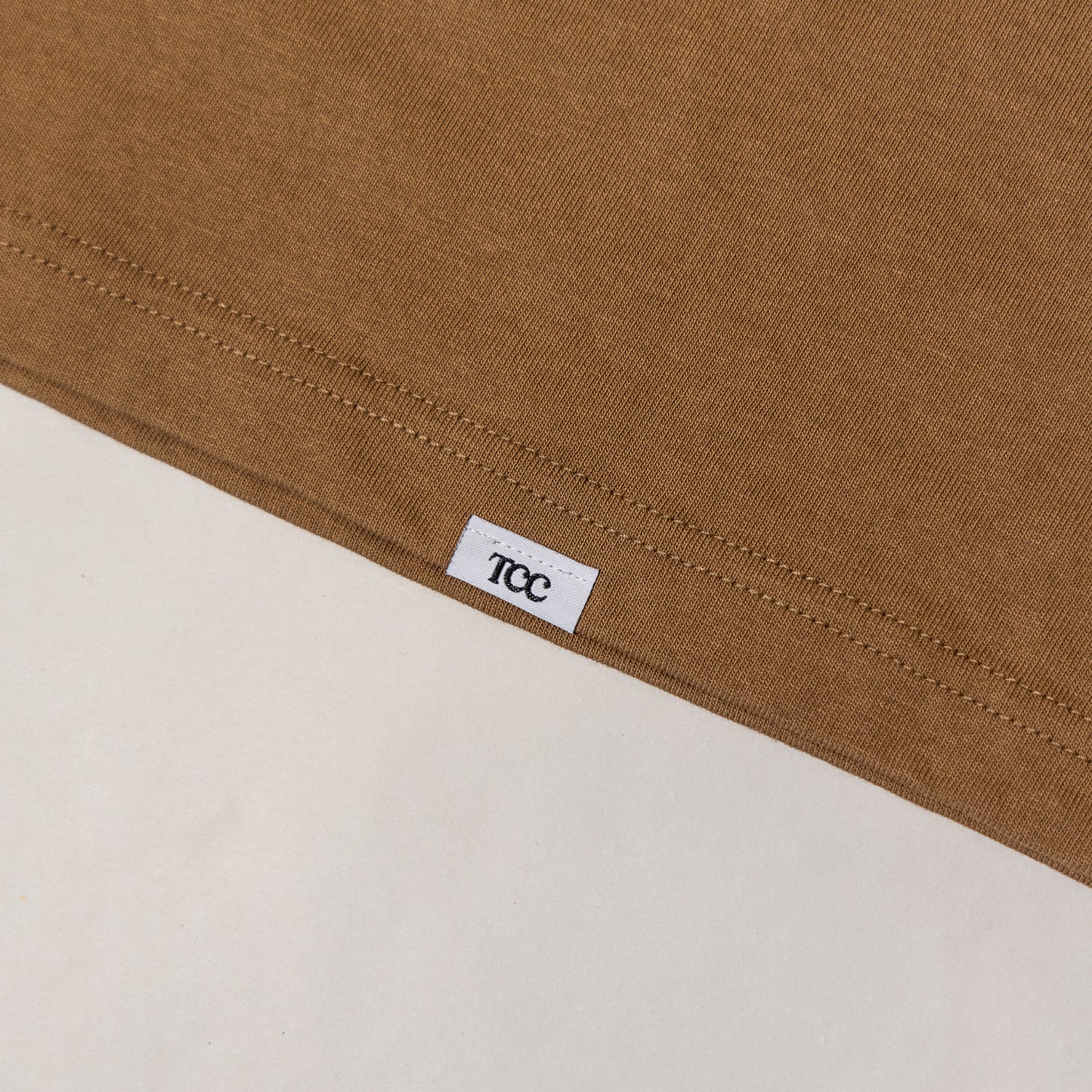PATCH BROWN TEE