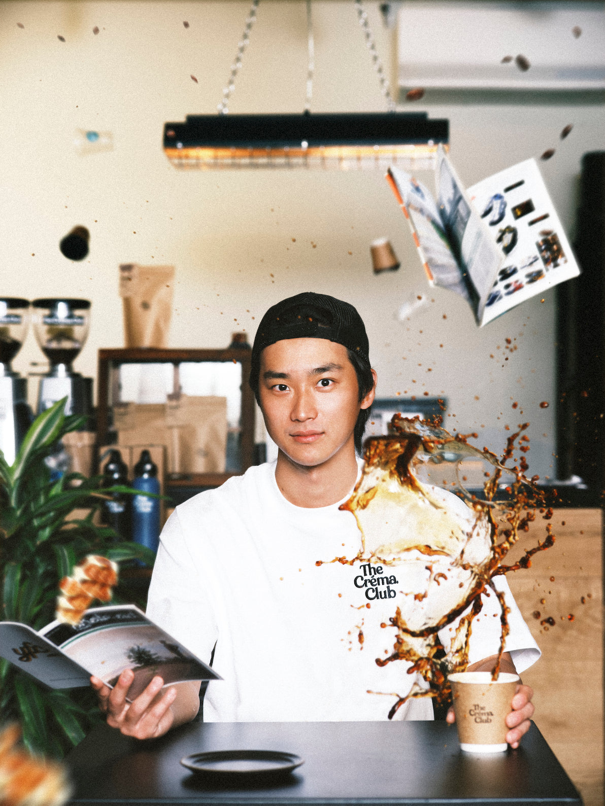 The Créma. Club Original Logo TEE WHITE