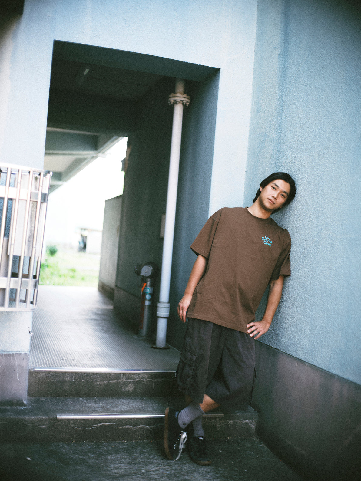 The Créma. Club Original Logo TEE BROWN