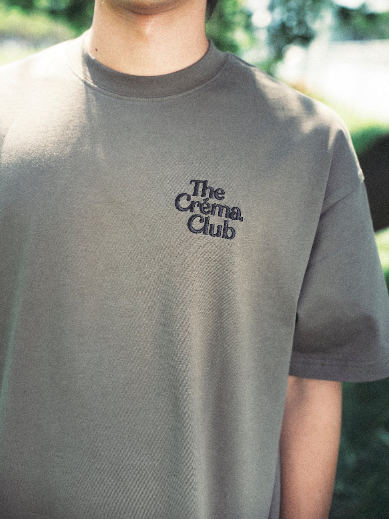 The Créma. Club Original Logo TEE OLIVE