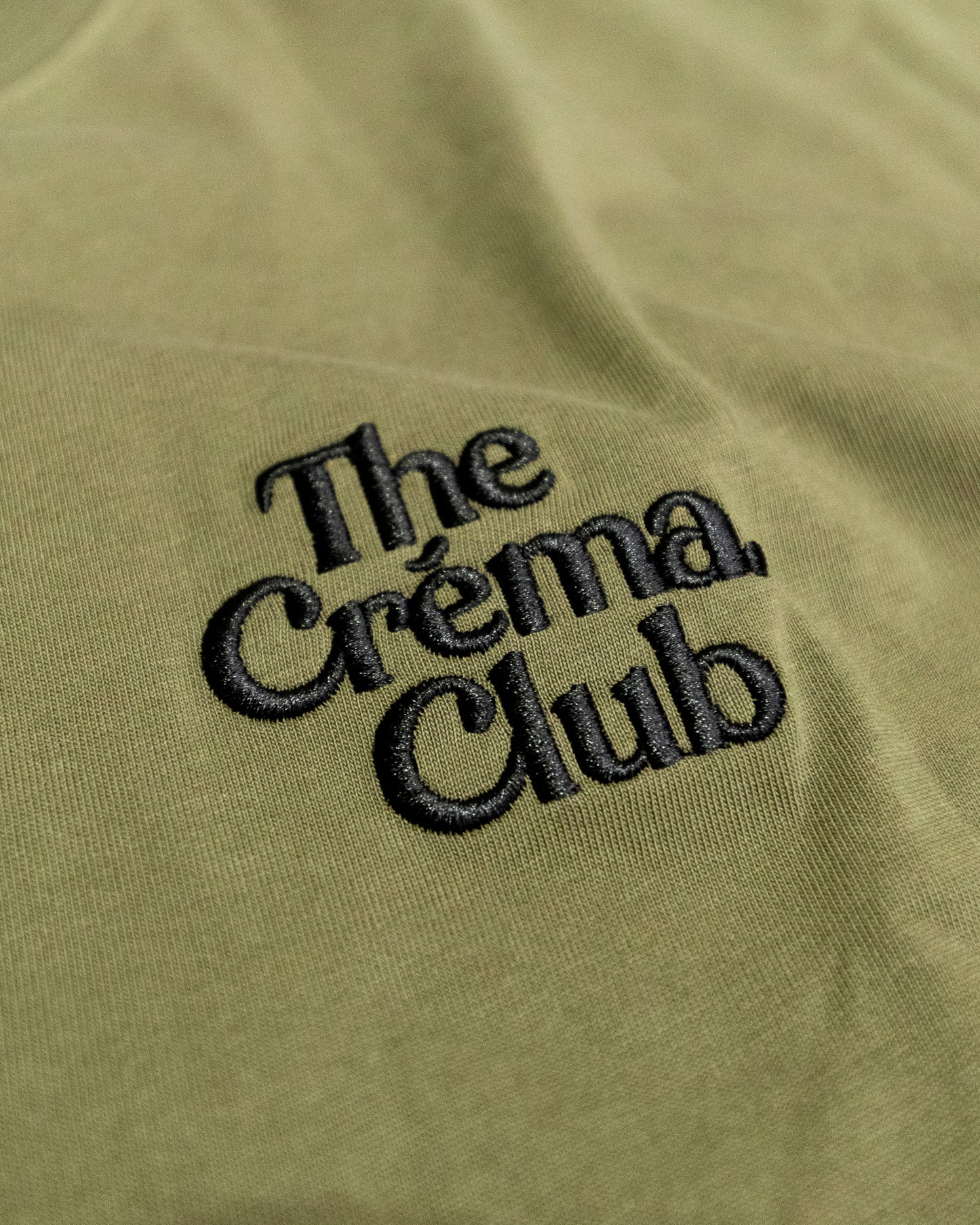 The Créma. Club Original Logo TEE OLIVE