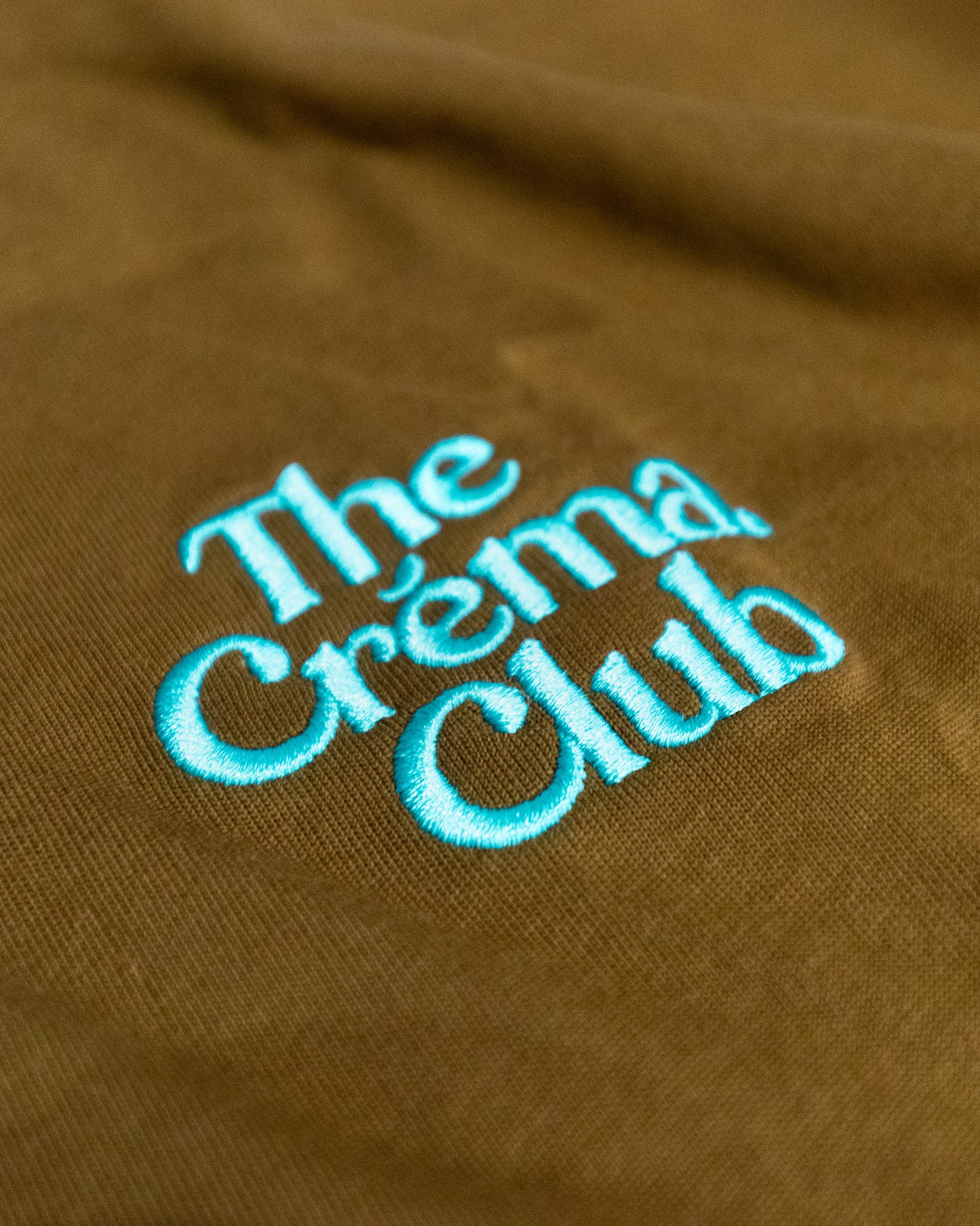 The Créma. Club Original Logo TEE BROWN