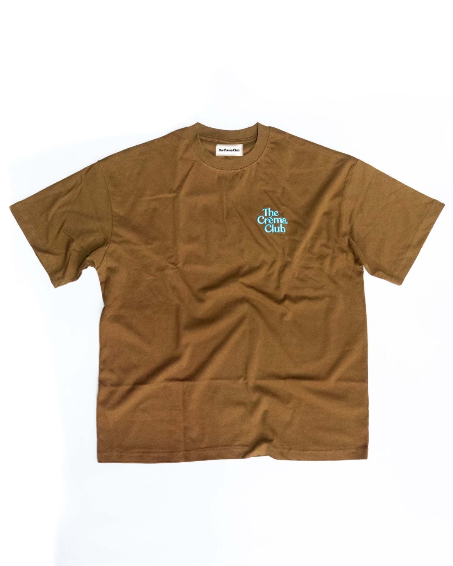 The Créma. Club Original Logo TEE BROWN