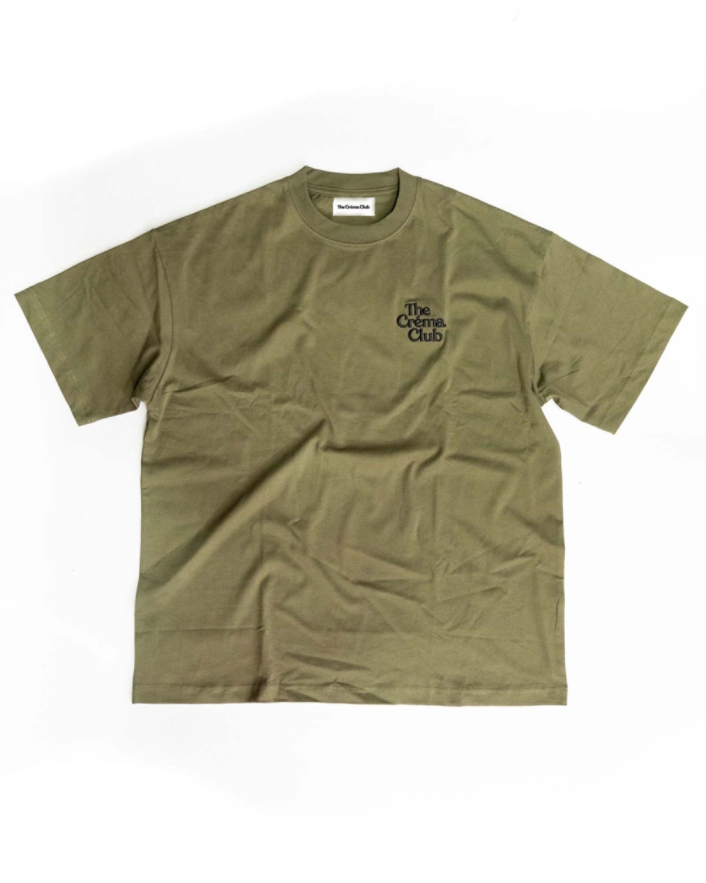 The Créma. Club Original Logo TEE OLIVE