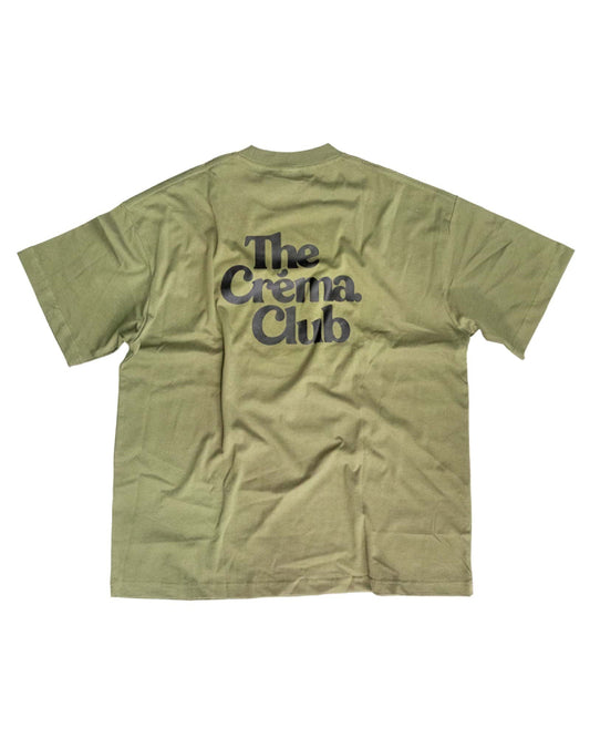The Créma. Club Original Logo TEE OLIVE